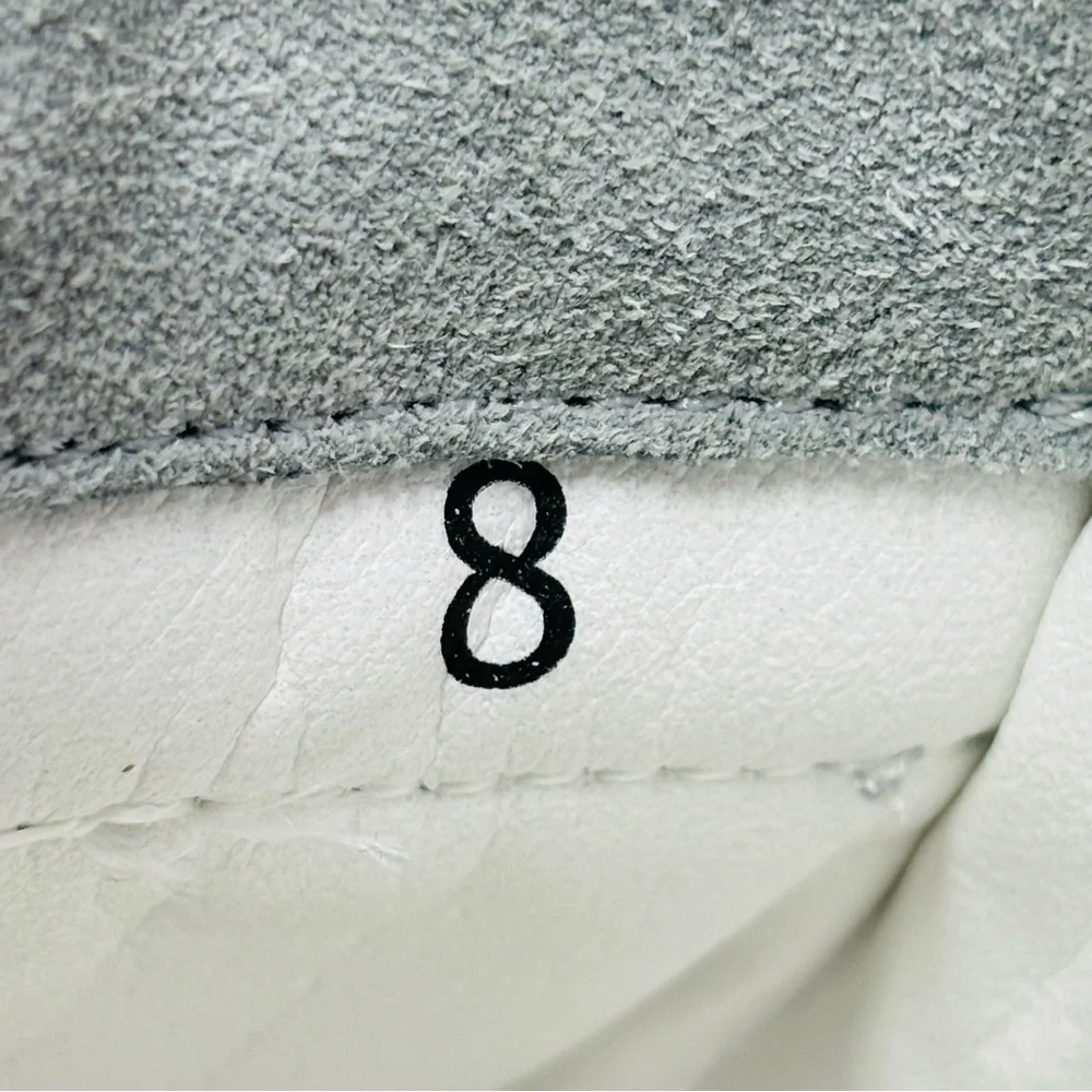 VALENTINO BY MARIO VALENTINOLaura Logo Low Top Leather Sneakers in White Size 8 - Picture 6 of 7